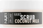 NUB Скраб для рук Spa Care Hand Scrub Coconut Milk