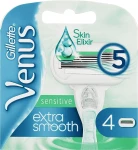 Змінні касети для гоління - Gillette Venus Extra Smooth Sensitive, 4 шт