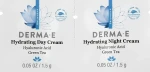 Derma E Набор пробников Hydrating (cr/1.5ml + cr/1.5ml)
