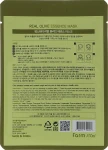 FarmStay Зволожувальна тканинна маска для обличчя з екстрактом оливи Real Olive Essence Mask - фото N2