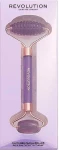 Revolution Skincare Роллер для лица двухсторонний, фиолетовый Facial Roller Textured Facial Roller - фото N2