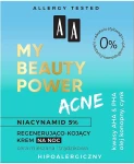 AA Відновлювальний нічний крем My Beauty Power Acne - фото N3