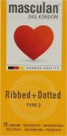 Masculan Презервативы "Ribbed+Dotted" - фото N3