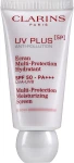 Clarins Увлажняющий защитный флюид-экран для лица UV Plus [5P] Anti-Pollution SPF 50 Rose - фото N5