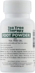 Tea Tree Therapy Порошок для ног дезодорирующий без запаха с маслом чайного дерева Unscented Foot Powder - фото N2