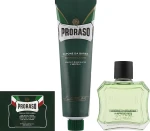 Proraso Набір для гоління з ментолом і евкаліптом Green Classic Shaving Duo (sh/cr/150ml + ash/lot/100ml) - фото N2