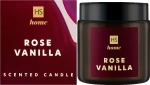 Натуральна ароматична свічка із соєвого воску з ароматом троянди та ванілі - HiSkin Home Rose Vanilla, 100 мл - фото N2