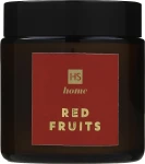 Натуральна ароматична свічка із соєвого воску з ароматом полуниці та суниці - HiSkin Home Red Fruits, 100 мл