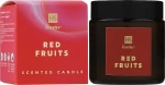 Натуральна ароматична свічка із соєвого воску з ароматом полуниці та суниці - HiSkin Home Red Fruits, 100 мл - фото N2