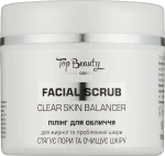 Скраб для жирной и проблемной кожи лица - Top Beauty Facial Scrub Clear Skin Balancer, 100 мл