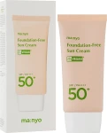 Сонцезахисний крем з тонувальним ефектом - Manyo Foundation Free Sun Cream SPF 50+ PA ++++, 50 мл - фото N2