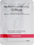 Purederm Набір 3D-масок, антивікові, підтягувальні Age Treatment&Vital Lifting 3D Mask - фото N2