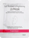 Purederm Набор 3D масок обновляющие и осветляющие Cell Renewal & Brightening 3D Mask - фото N2