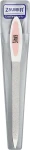 Zauber Stainless Steel Nail File with Gum Handle