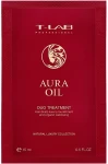 T-LAB Professional Відновлювальний кондиціонер для сухого та пошкодженого волосся Aura Oil Duo Treatment (пробник)