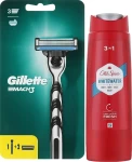 Gillette Набір (razor/1pc + sh/gel/250ml) - фото N2