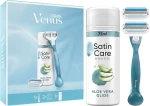 Gillette Набор Venus Smooth (razor/1pc + refil/2pcs + shave/gel/75ml)