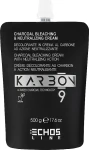 Echosline Осветляющий крем для волос с нейтрализатором Karbon 9 Charcoal Bleaching & Neutralizing Cream