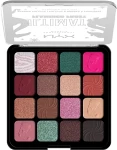 NYX Professional Makeup Ultimate Flamingo Frost Eyeshadow Palette Палетка тіней для повік, 16 відтінків - фото N2