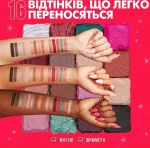 NYX Professional Makeup Ultimate Flamingo Frost Eyeshadow Palette Палетка тіней для повік, 16 відтінків - фото N3