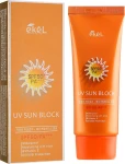 Ekel УЦЕНКА Солнцезащитный крем для лица с экстрактом алоэ и витамином Е UV Sun Block SPF50/PA+++* - фото N2