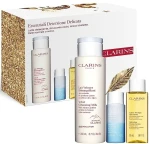 Clarins Набір Essenziali Detersione Delicata (cl/milk/200ml + rem/30ml + f/lot/50ml)