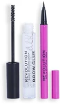 Makeup Revolution Eye & Brow Icons Gift Set Набор, 2 продукта - фото N3