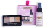 Makeup Revolution Mini Contour & Glow Gift Set Набор, 2 продукта - фото N2