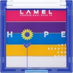 LAMEL Make Up HOPE Color Eyeliner Palette Набір кольорових підводок для очей