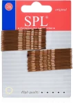 SPL Невидимки для волосся фрезеровані, 50 мм, коричневі