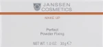 Janssen Cosmetics Cosmeceutical Make Up Perfect Powder Fixing Розсипчата матуюча пудра-камуфляж