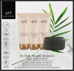 -417 Набор My Daily Beauty Regimen Hand, Foot & Body Kit (h/cr/100ml + b/lot/100ml + foot/cr/100ml + soap/125g)