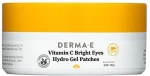 Derma E РАСПРОДАЖА Гидрогелевые патчи с витамином С Vitamin C Bright Eye Gel Pads by Natural Skincare *, 60шт