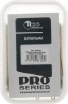 TICO Professional Шпильки для волосся рівні без наконечника, 80 мм, сріблясті - фото N3