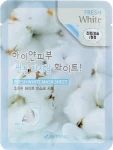 3W Clinic Освітлювальна тканинна маска для обличчя Fresh White Mask Sheet