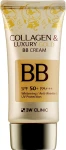 ВВ-крем для обличчя з колагеном та золотом - 3W Clinic Collagen & Luxury Gold BB Cream SPF50+/PA+++, 50 мл - фото N2