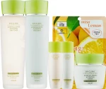 3W Clinic Набір Aloe Full Water Activating Skin 3 Kit Set (f/cream/50ml + emulsion/150ml + emulsion/30ml + f/toner/150ml + toner/30ml)