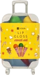 Набір подарункові блиски для губ у валізці - HiSkin Lip Gloss Sweet Set, 3 продукта