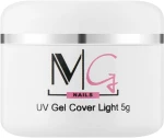 MG Nails Гель камуфлирующий для наращивания UV Gel Cover Light