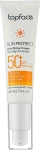 TopFace Сонцезахисний крем для обличчя SPF50+ Sun Protect Anti Shine Cream SPF50+