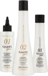 Phytorelax Laboratories Набір Keratin Plex Intensive Hair Treatment Kit (treatment/150ml + shm/250ml + cond/100ml) - фото N2