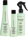 Phytorelax Laboratories Набір Keratin Curly Intensive Hair Treatment Kit (shm/250ml + cond/100ml + h/spray/200ml) - фото N2