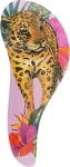 Sibel Расческа для пушистых и длинных волос, розовая с леопардом D-Meli-Melo Leopard Sunset Brush - фото N2