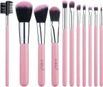 Sibel Набір для макіяжу, рожевий Cosmetic Brushes Pink Flamingo - фото N2