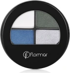 Flormar Compact Quartet Eye Shadow Тени для век, 402 - Pink Flamingos - фото N2