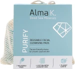 Alma K. Багаторазові подушечки для очищення обличчя Alma К. Reusable Facial Cleansing Pads