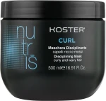 Koster Маска для кучерявого й хвилястого волосся Nutris Curl Disciplining Mask - фото N3