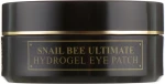Benton Гидрогелевые патчи с муцином улитки и ядом пчелы Snail Bee Ultimate Hydrogel Eye Patch - фото N2