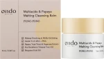Ondo Beauty 36.5 Multiacids & Papaya Melting Cleansing Balm (мини) Бальзам для снятия макияжа - фото N2