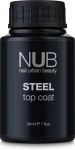 NUB Топ для гель-лака без липкого слоя Steel Top Coat